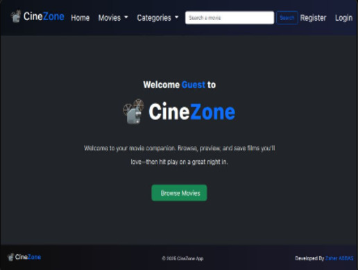 Cinezone app